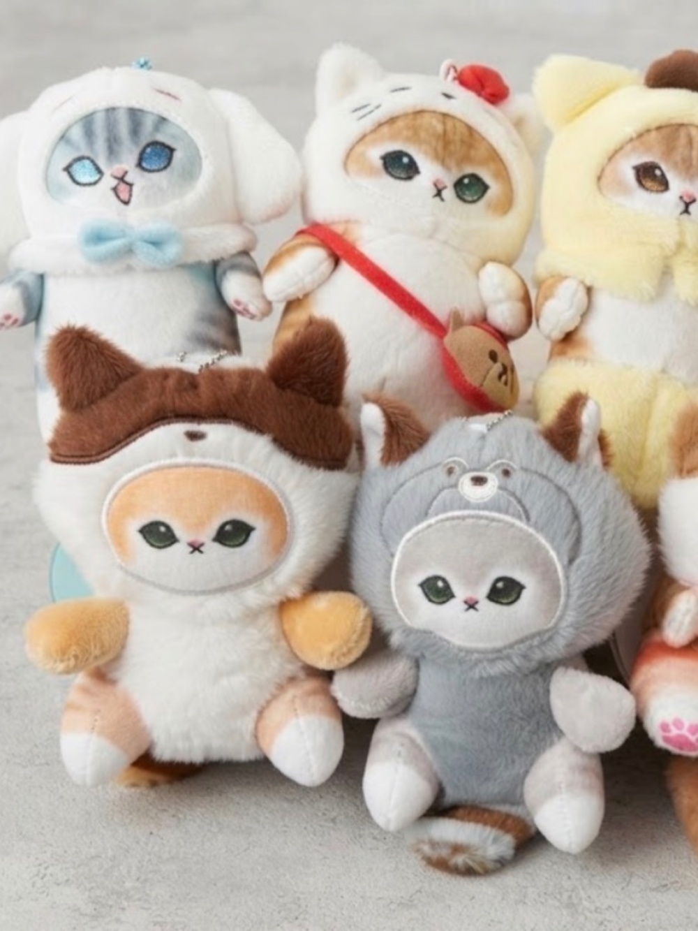 Mofusand Plush keychain Bundle